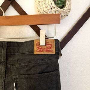 Levi's Charcoal Denim Pants